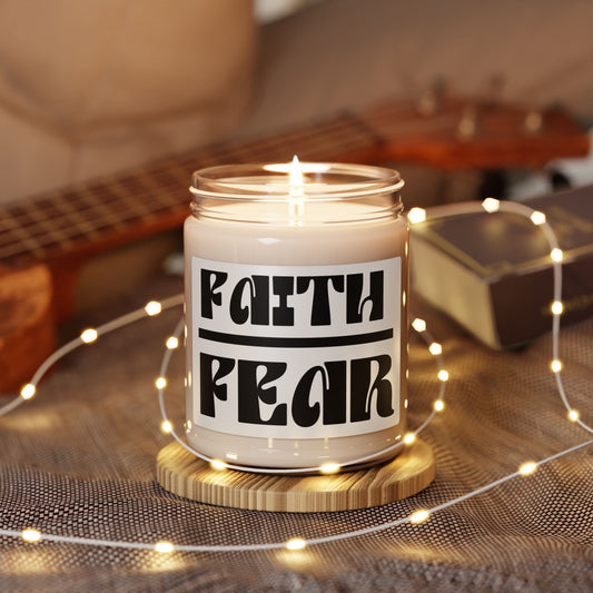 Faith Over Fear Scented Soy Candle