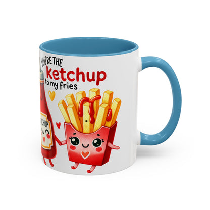 Your're the Ketchup to My Fries Accent Coffee Mug