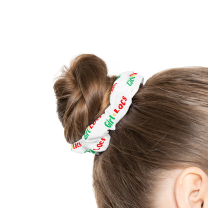 Chic Essentials Hair Scrunchie | White