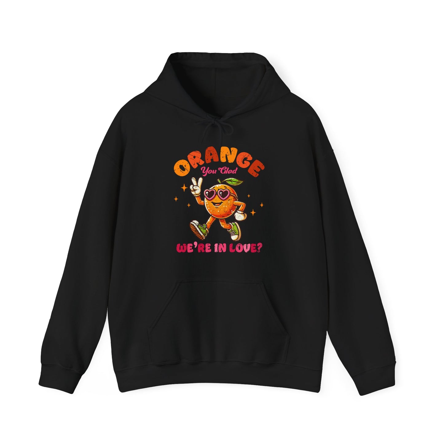 Orange We're In Love Hoodie