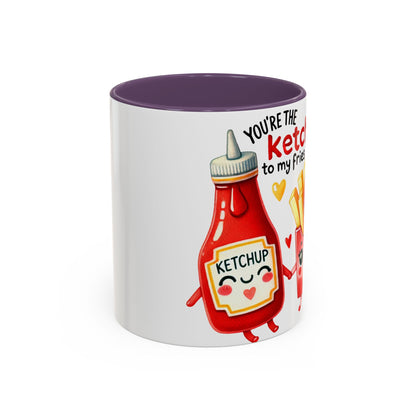 Your're the Ketchup to My Fries Accent Coffee Mug