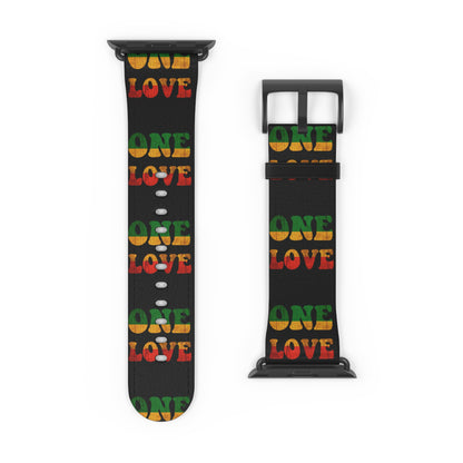 One Love Watch Band Black