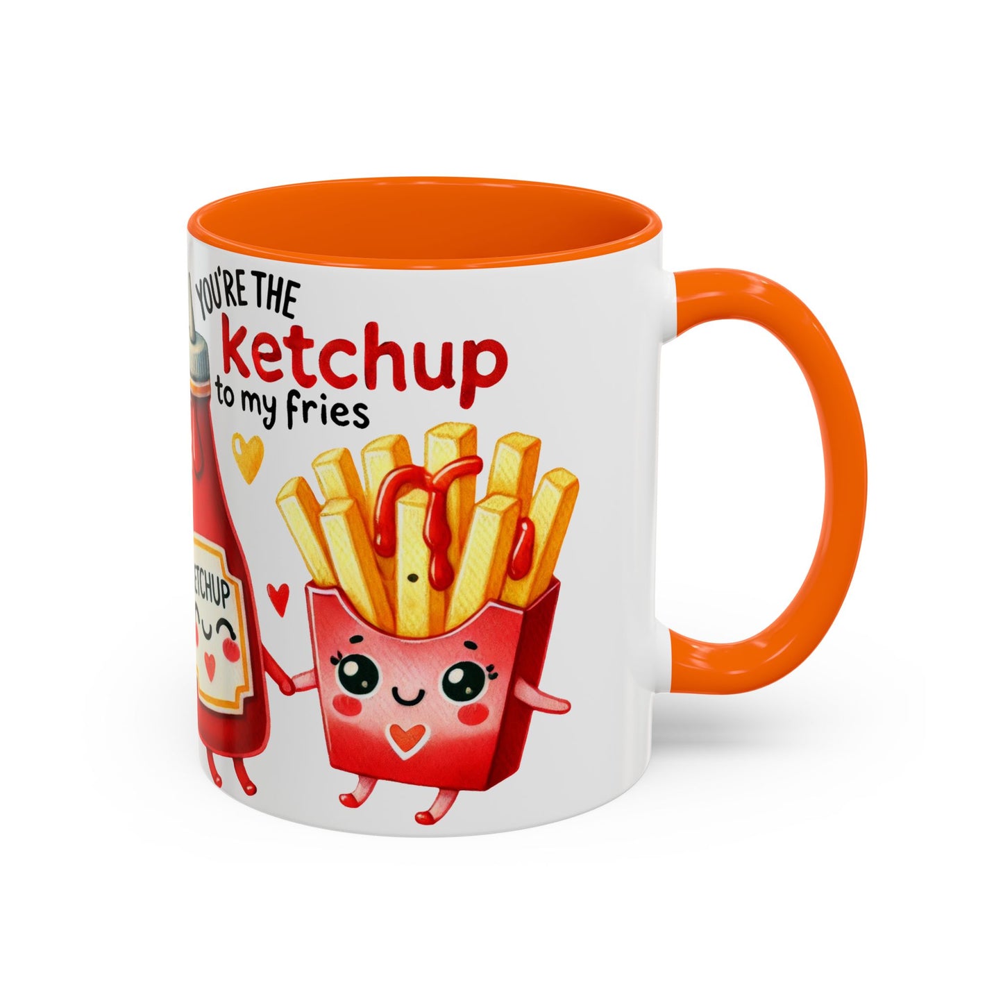 Your're the Ketchup to My Fries Accent Coffee Mug
