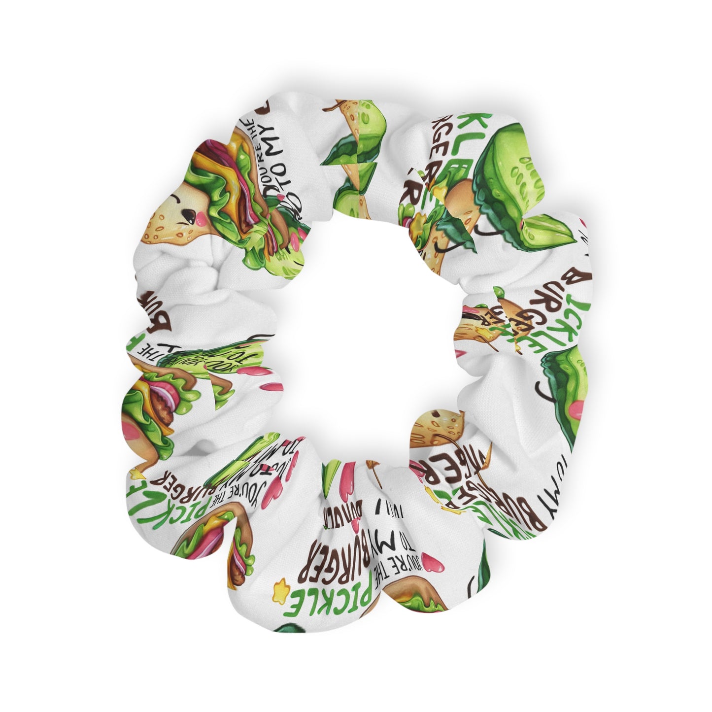 Cucumber Hair Scrunchie