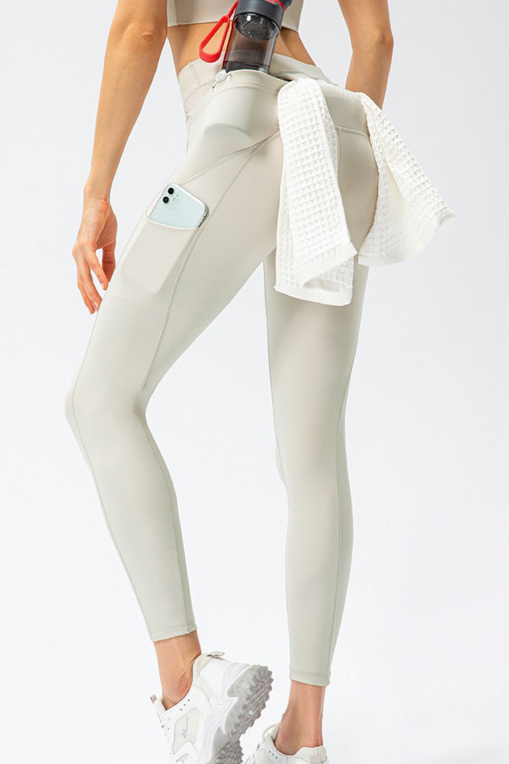 High Waist Long Sports Pants with Pockets
