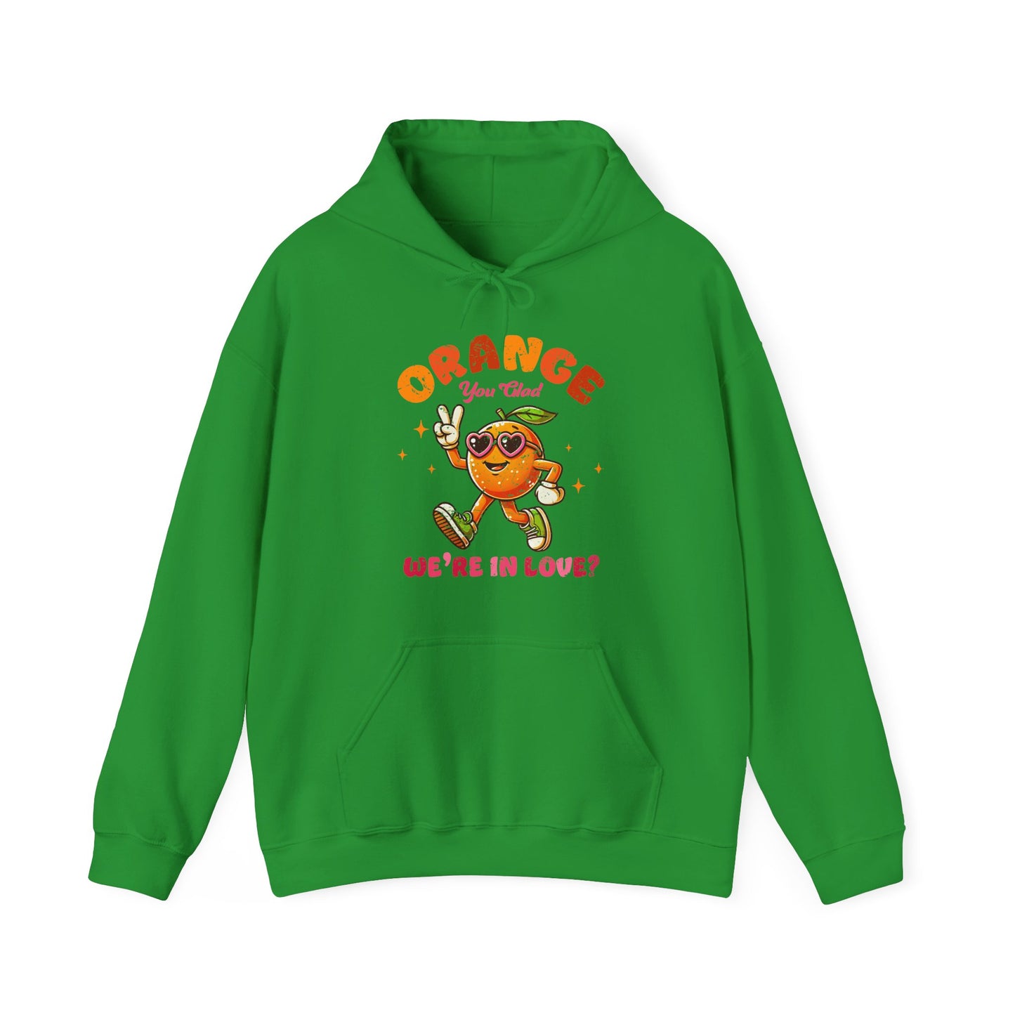 Orange We're In Love Hoodie