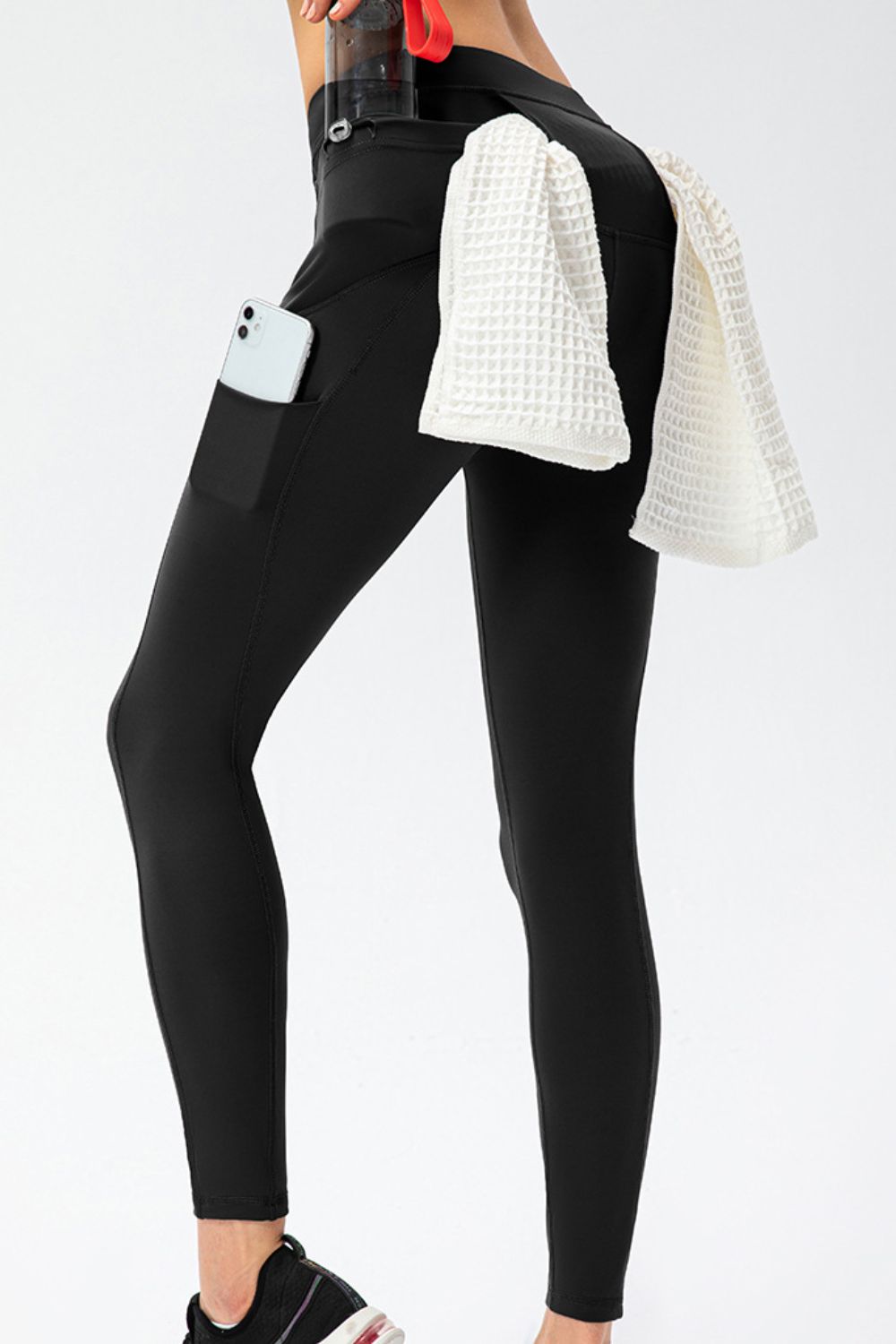 High Waist Long Sports Pants with Pockets